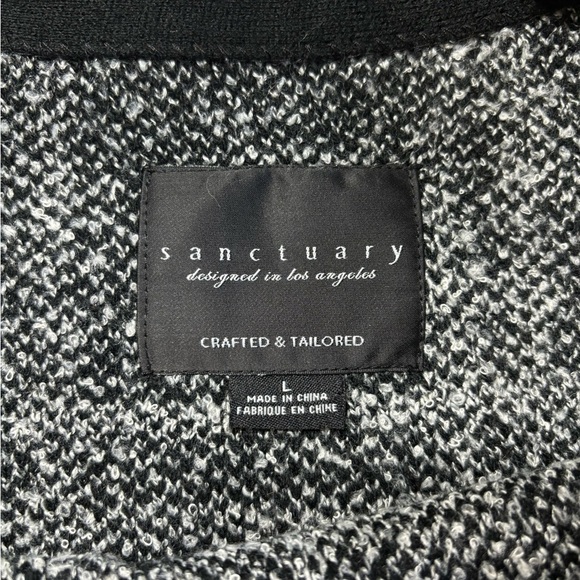 Longline Sweater Jacket/Duster, Large - Picture 4 of 6